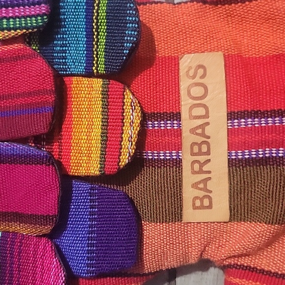 Barbados Indigenous Patterns book bag fish - Picture 3 of 4